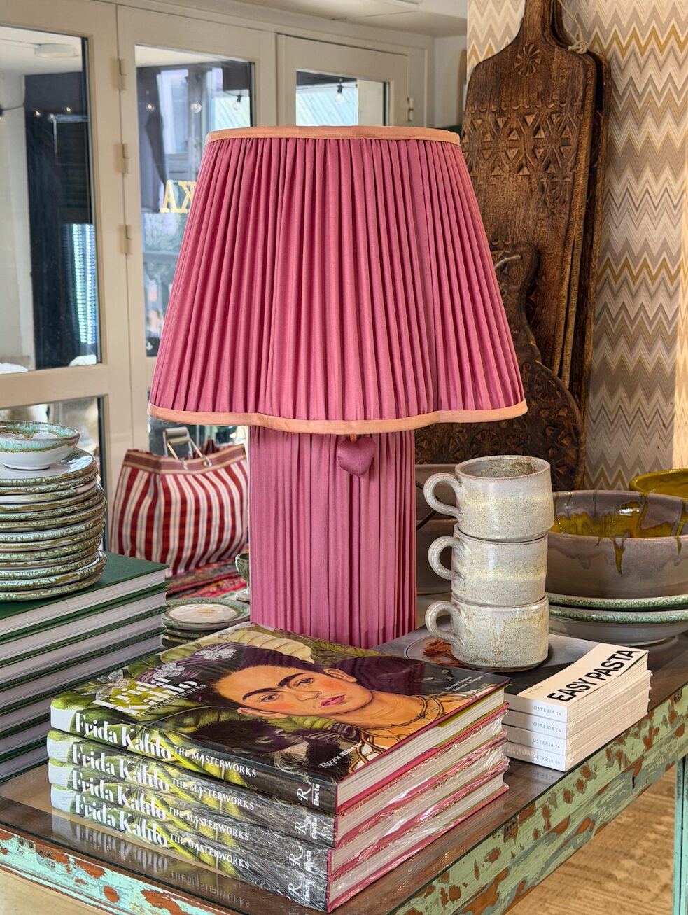 Silkelampe pink